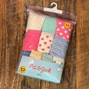 Cat & Jack Girls' Colorful Briefs 10-Pack